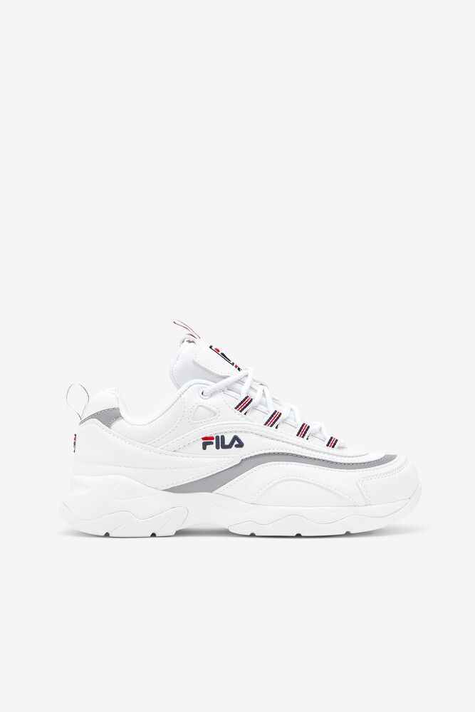 Fila Sneakers Dame Hvite Ray 594237-GBQ